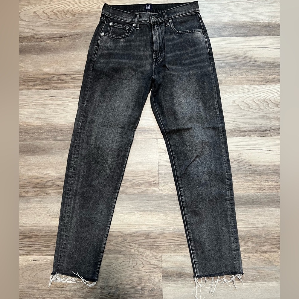 GAP  Ankle  Girlfriend Jeans Black